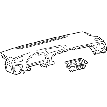 Toyota 55302-52130-C0 Panel Sub-Assembly, Inst