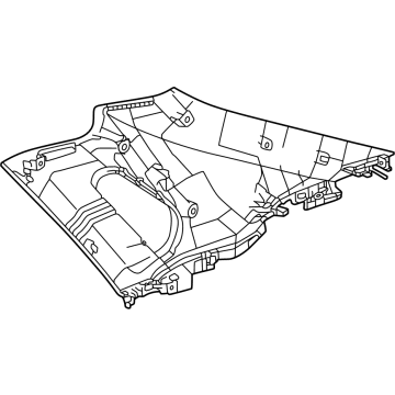 Toyota 62470-42190-C0 Upper Quarter Trim