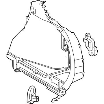 Toyota 64730-42290-C0 Lower Quarter Trim