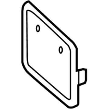 Toyota 75101-06010 License Bracket