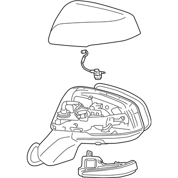 2022 Toyota RAV4 Car Mirror - 87910-0R272-C0