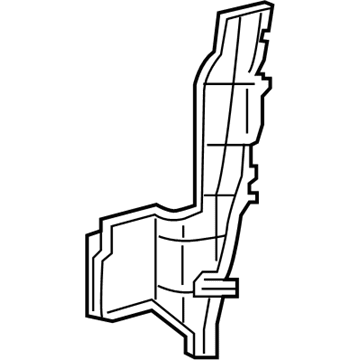 Toyota 16593-37050 Guide, Radiator Air