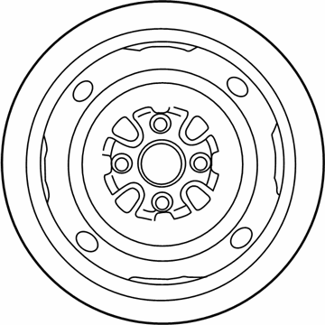 Toyota 42611-1A240 Wheel, Spare