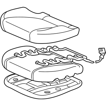 Toyota 71410-2H800-C0 Cushion Assembly