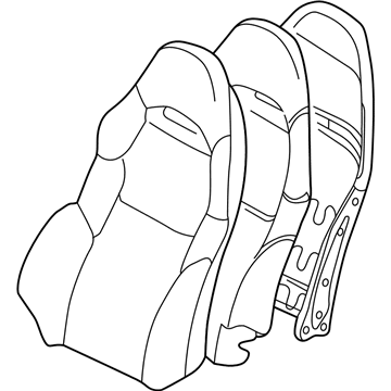 Toyota 71040-20200-C0 Seat Back Assembly