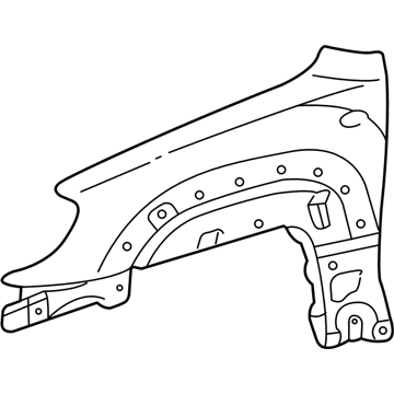 Toyota 53802-35620 Fender Sub-Assy, Front LH