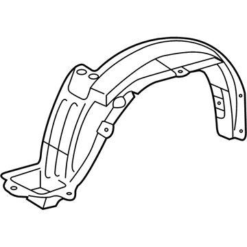 Toyota 53875-35091 Fender Liner