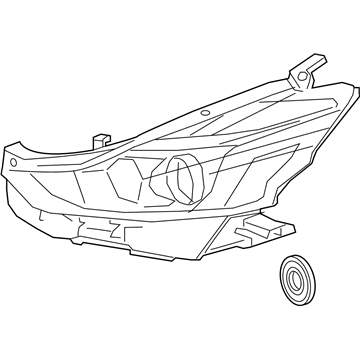 Toyota 81130-47650 Headlamp Assembly