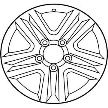 Toyota 4261A-0C010 Wheel, Alloy