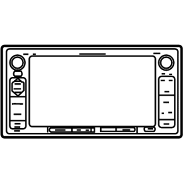 Toyota 86120-08161 Receiver Assy, Navigation