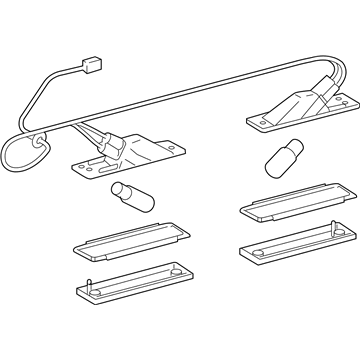 Toyota 81270-0C030 Lamp Assy, License Plate