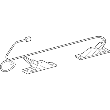 Toyota 81275-0C030 Socket And Wire, License Plate Lamp