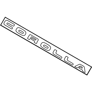 Toyota 75442-02020 Nameplate