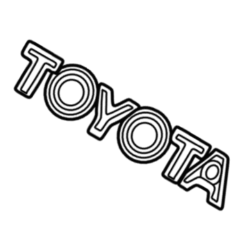 1999 Toyota Corolla Emblem - 75441-12770