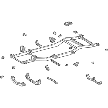 Toyota 51002-3G090 Frame Assembly