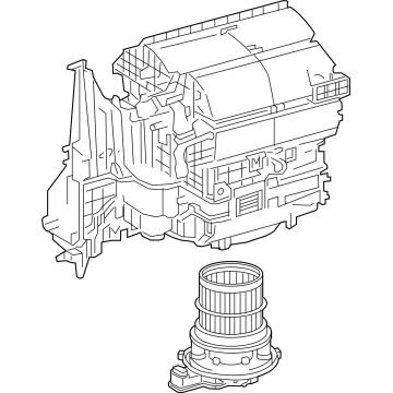 Toyota 87130-47290 Blower Assembly