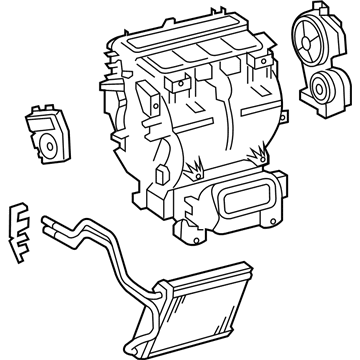 Toyota 87050-0E070 Evaporator Assembly, Front