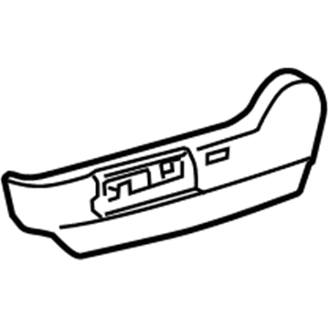 Toyota 71812-0R020-B1 Cushion Shield