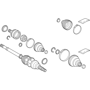 2023 Toyota Crown Axle Shaft - 42340-48190