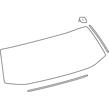 Toyota 68105-47190 Glass Assembly