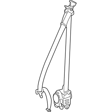 Toyota 73210-0C091-A0 Retractor Assembly