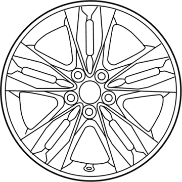 Toyota 4260D-08020 Wheel, Alloy