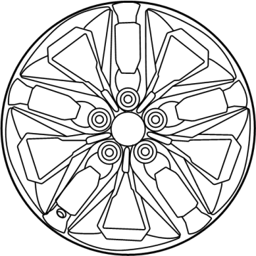 Toyota 42611-08160 Wheel, Alloy