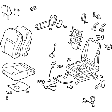 Toyota 71100-02Y30-B6 Seat Assembly