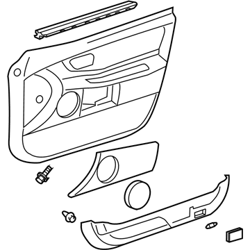 Toyota 67610-AC170-B2 Board Sub-Assy, Front Door Trim, RH