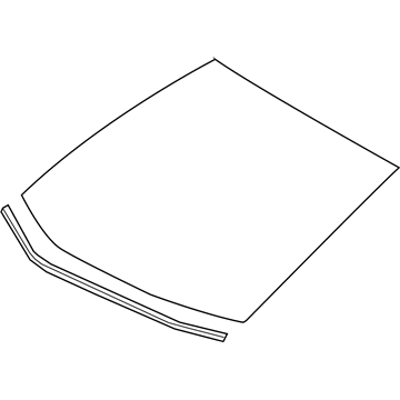 Toyota 56103-47906 Glass Sub-Assembly, Wind