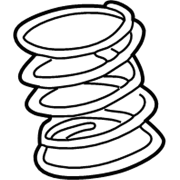 Toyota 48131-02480 Coil Spring, Front