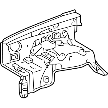 Toyota 53701-04150 Apron Sub-Assy, Front Fender, RH