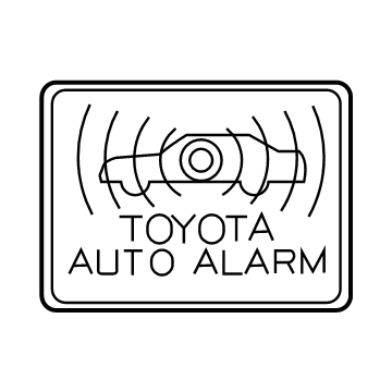 Toyota 74515-06010 Antitheft Label