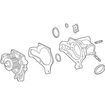 Toyota 16100-79185-83 Water Pump Assembly