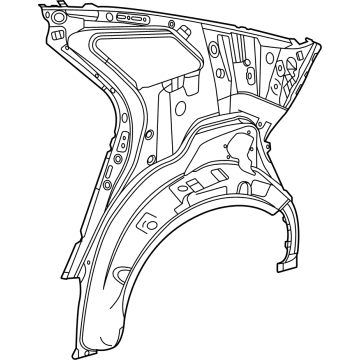 Toyota 61631-62010 Inner Quarter Panel