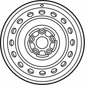 Toyota 42611-0R010 Wheel, Disc