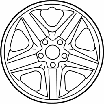 Toyota 42611-0R020 Wheel, Steel