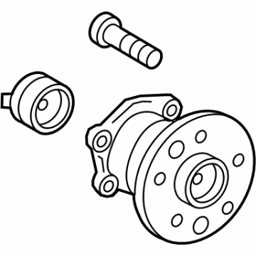 Toyota 42450-06090 Rear Hub & Bearing