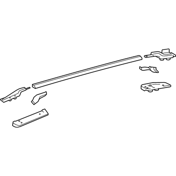 Toyota 63470-0R010-C0 Rack Assembly, Roof, LH