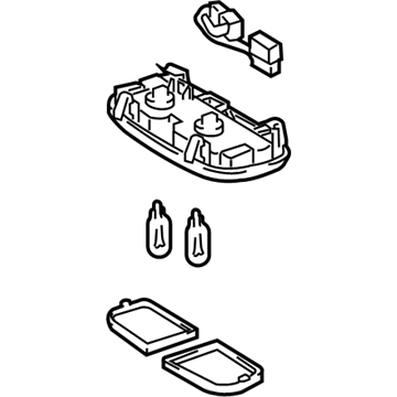 Toyota 81260-52051-E0 Lamp Assembly, Map