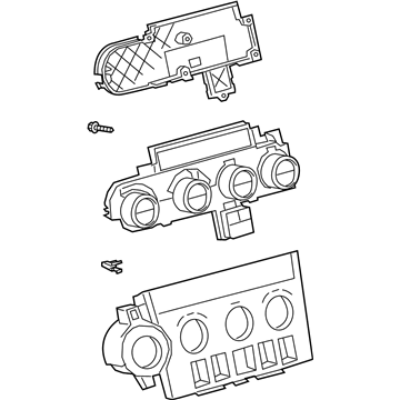 Toyota 84010-0CD70 Control & Panel Assembly