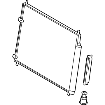 Toyota 88450-12340 CONDENSER Assembly, W/PA