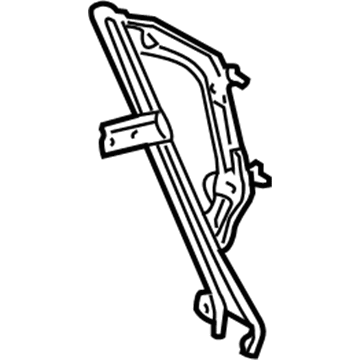 Toyota 55306-08020 Center Support, Lower Driver Side