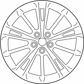 Toyota SU003-00757 Disc Wheel Al 17