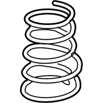 Toyota 48231-48470 Coil Spring, Rear