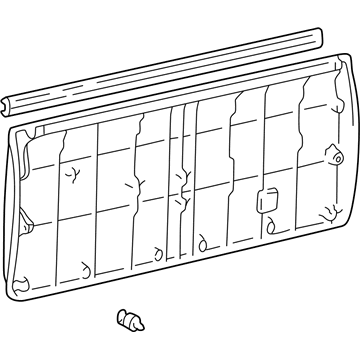 Toyota 64780-35010-B1 Gate Trim Panel