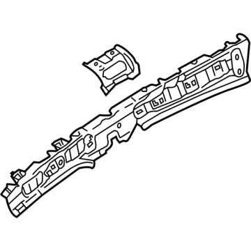 Toyota 61211-WB002 Rail, Roof Side, Out