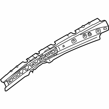 Toyota 61214-WB004 Rail Reinforcement, Outer Rear Driver Side