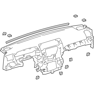 Toyota 55301-35906-C0 Panel Sub-Assembly, Inst