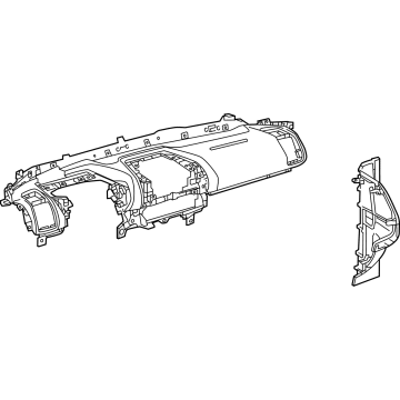 Toyota 55317-42090-C0 Side Panel